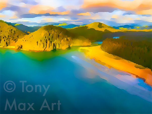 "Wild West Coast One" – British Columbia marine painting by artist Tony Max